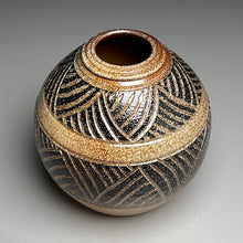 Load image into Gallery viewer, Carved Urn #3 in Salt Glaze, 7"h (Ben Owen III)
