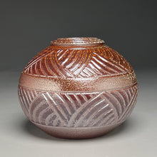 Load image into Gallery viewer, Carved Urn #6 in Salt Glaze, 5.25"h (Ben Owen III)
