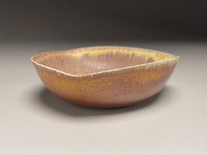 Altered Dish in Yellow Matte & Ash, 5"dia. (Juliana Owen)