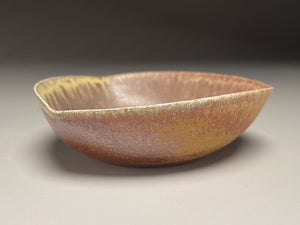 Altered Dish in Yellow Matte & Ash, 5"dia. (Juliana Owen)