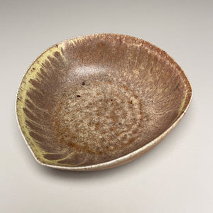 Altered Dish in Yellow Matte & Ash, 5"dia. (Juliana Owen)