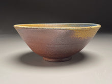 Load image into Gallery viewer, Bowl #3 in Cobalt, Yellow Matte, and Ash Glazes, 6.25&quot;dia. (Benjamin Owen IV)
