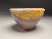 Load image into Gallery viewer, Bowl #4 in Yellow Matte, Ash Glazes, &amp; Salt, 7.25&quot;dia. (Benjamin Owen IV)
