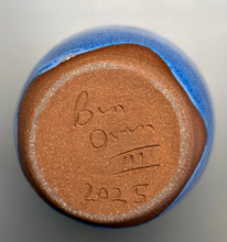 Load image into Gallery viewer, Egg Vase in Opal Blue, 8.5"h (Ben Owen III)
