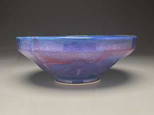 Ribbed Serving Bowl in Pomegranate, 11"dia. (Ben Owen III)