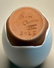 Load image into Gallery viewer, Egg Vase in Dogwood White, 8.75"h (Ben Owen III)

