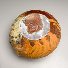 Load image into Gallery viewer, Combed Jar in Pumpkin, Yellow Matte, &amp; Ash Glaze, 5.75&quot;h (Tableware Collection)
