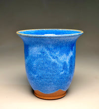 Load image into Gallery viewer, Bell Vase in Opal Blue, 6.5"h (Ben Owen III)
