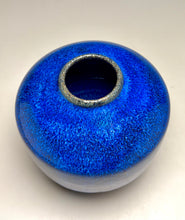 Load image into Gallery viewer, Square-Shouldered Vase in Opal Blue, 4.75"h (Ben Owen III)
