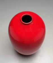 Load image into Gallery viewer, Egg Vase #2 in Chinese Red, 9.25"h (Ben Owen III)
