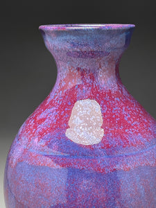 Han Vase #2 in Pomegranate, 11.75"h (Ben Owen III)