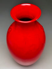 Load image into Gallery viewer, Dogwood Vase in Chinese Red, 13.5"h (Ben Owen III)
