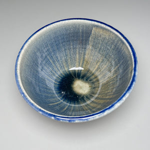 Combed Mixing Bowl in Cobalt and Salt Glaze, 8.5"dia. (Tableware Collection)