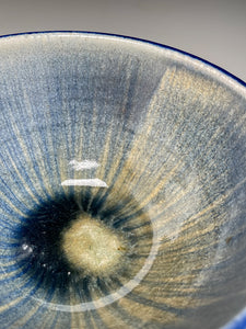 Combed Mixing Bowl in Cobalt and Salt Glaze, 8.5"dia. (Tableware Collection)