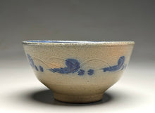 Load image into Gallery viewer, Bowl in Salt Glaze with Cobalt, 5.5"dia. (Ben Owen Sr.)
