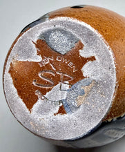 Load image into Gallery viewer, Small Covered Jar #2 in Ash &amp; Cobalt Glazes, 5"h (Tableware Collection)
