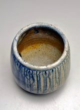 Load image into Gallery viewer, Combed Cup in Cobalt &amp; Ash Glazes, 3.75"h (Tableware Collection)
