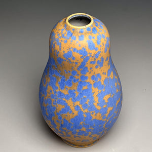 Gourd Vase #1 in Stardust Blue, 9.25"h (Ben Owen III)