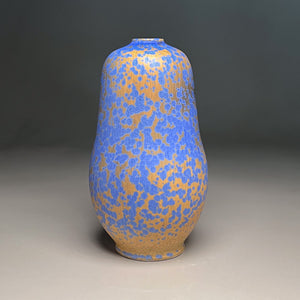 Gourd Vase #2 in Stardust Blue, 11"h (Ben Owen III)