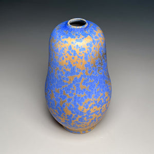 Gourd Vase #2 in Stardust Blue, 11"h (Ben Owen III)