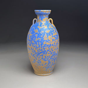 Two-Handled Vase in Stardust Blue, 12.25"h (Ben Owen III)