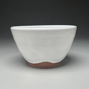 Bowl in Dogwood White #9, 7.25"dia. (Benjamin Owen IV)