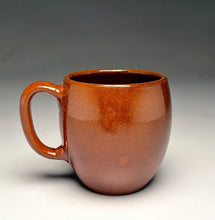 Load image into Gallery viewer, Barrel Mug #4 in Orange Glaze, 4"h (Ben Owen Sr.)
