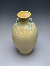 Load image into Gallery viewer, Two-Handled Vase in Stardust Green #2 , 12.25&quot;h (Ben Owen III)
