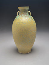 Load image into Gallery viewer, Two-Handled Vase in Stardust Green #2 , 12.25&quot;h (Ben Owen III)
