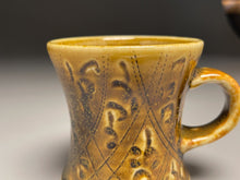 Load image into Gallery viewer, 8 oz. Mug #3 in Amber Celadon, (Elizabeth McAdams)

