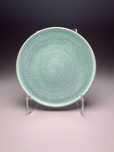Platter in Turquoise Matte, 12"dia. (Ben Owen III)