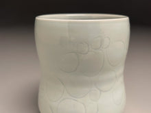 Load image into Gallery viewer, Cup #3 in Blue Celadon with Carved Designs 4.25&quot;h. (Elizabeth McAdams)
