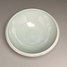 Load image into Gallery viewer, Bowl #4 in Blue Celadon with Copper Red designs, 7.25&quot;dia. (Elizabeth McAdams)
