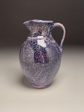 Load image into Gallery viewer, Melon Line Pitcher in Nebular Purple, 8.75&quot;h (Ben Owen III)
