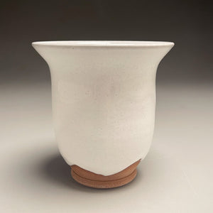 Bell Vase #2 in Dogwood White, 5"h (Ben Owen III)