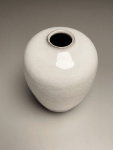 Egg Vase #3 in Dogwood White, 5.75"h (Ben Owen III)