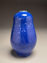 Load image into Gallery viewer, Gourd Vase #3 in Cobalt Crystalline, 7.5&quot;h (Ben Owen III)
