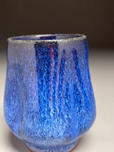 Load image into Gallery viewer, Melon Line Cup in Opal Blue, 4.5&quot;h (Ben Owen III)
