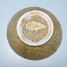 Load image into Gallery viewer, Bowl #2 in Goldenrod with Carved Designs, 7.75&quot;dia. (Elizabeth McAdams)
