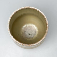 Load image into Gallery viewer, Cup in Goldenrod #2 with Tulip Design, 4.25&quot;h (Elizabeth McAdams)
