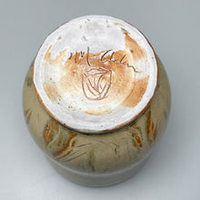 Load image into Gallery viewer, Cup in Goldenrod #2 with Tulip Design, 4.25&quot;h (Elizabeth McAdams)
