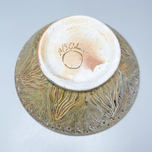 Load image into Gallery viewer, Bowl #3 in Goldenrod with Carved Designs, 7.75&quot;dia. (Elizabeth McAdams)
