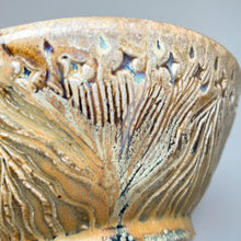 Load image into Gallery viewer, Bowl #3 in Goldenrod with Carved Designs, 7.75&quot;dia. (Elizabeth McAdams)
