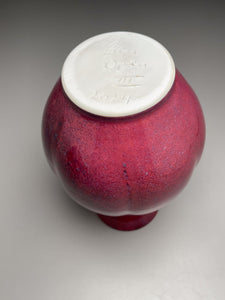 Melon Han Vase #1 in Pomegranate, 9"h (Ben Owen III)