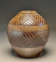 Load image into Gallery viewer, Carved Urn in Salt Glaze, 9.25"h (Ben Owen III)
