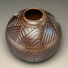Load image into Gallery viewer, Carved Urn in Salt Glaze, 7.75"h (Ben Owen III)
