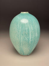 Load image into Gallery viewer, Egg Vase #3 in Blue Frost Microcrystalline, 10.25"h (Ben Owen III)
