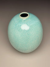 Load image into Gallery viewer, Egg Vase #3 in Blue Frost Microcrystalline, 10.25"h (Ben Owen III)
