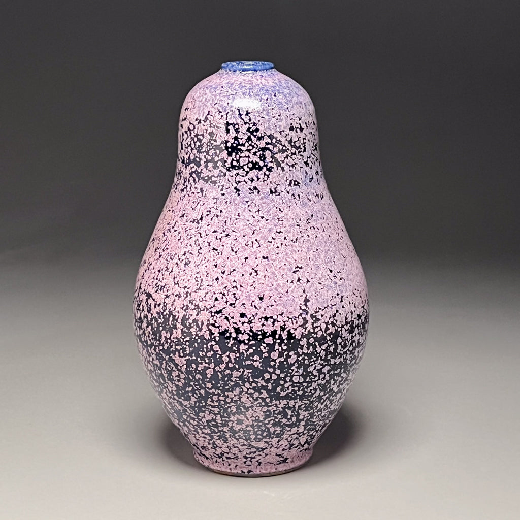 Gourd Vase in Nebular Purple, 12