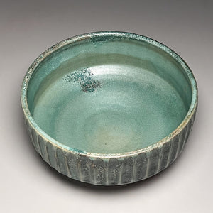 Carved Serving Bowl in Patina Green, 10.5"dia. (Ben Owen III)